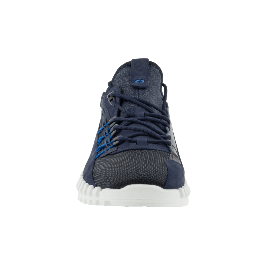 Ecco Norway Zipflex Lav Skinn/tekstil Sneaker Herre Marine-night Sky