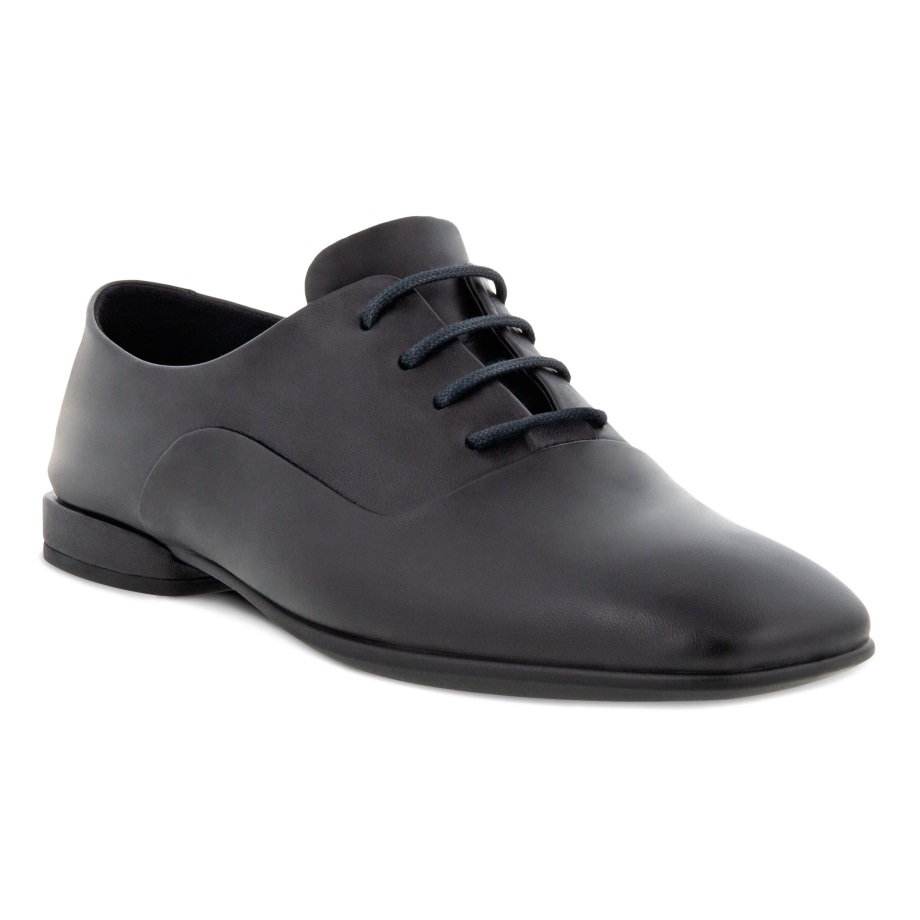 Ecco Norge Anine Squared Oxford Blonder Dame Svart