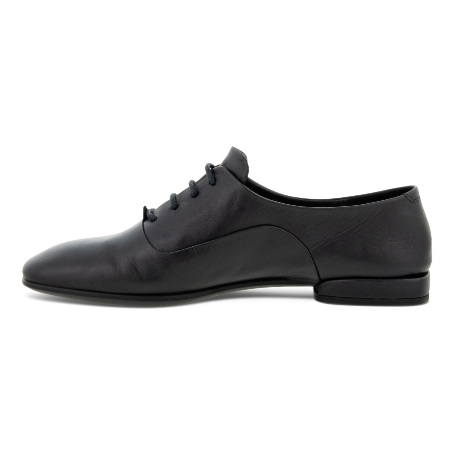 Ecco Norge Anine Squared Oxford Blonder Dame Svart