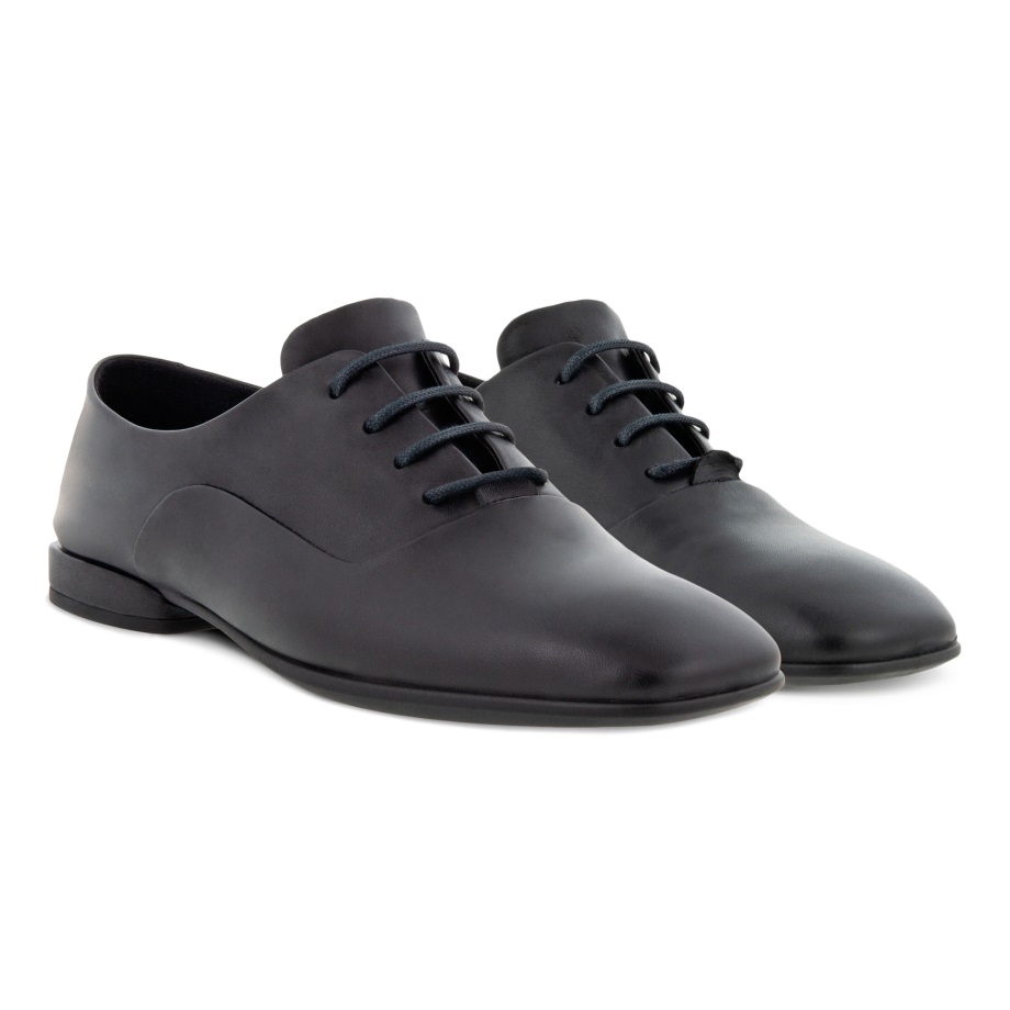 Ecco Norge Anine Squared Oxford Blonder Dame Svart