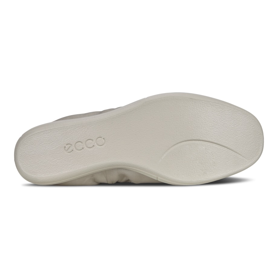 Ecco Norge Simpil Ballerinasko Dame Grus Metallic