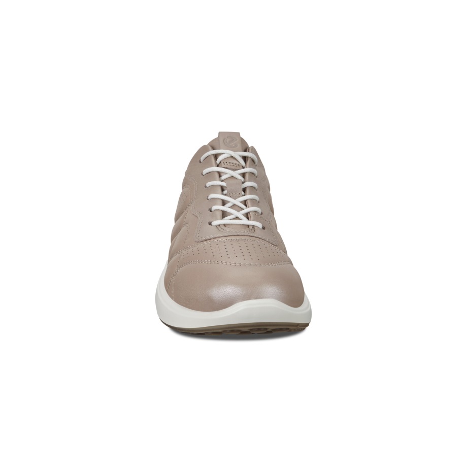Ecco Norway Soft 7 Runner Wo Dame Grå Rose Metallic-hvit