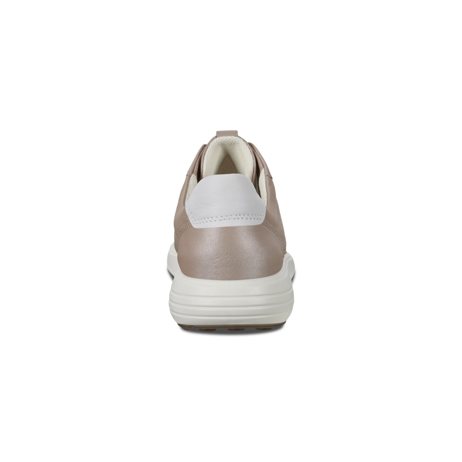 Ecco Norway Soft 7 Runner Wo Dame Grå Rose Metallic-hvit