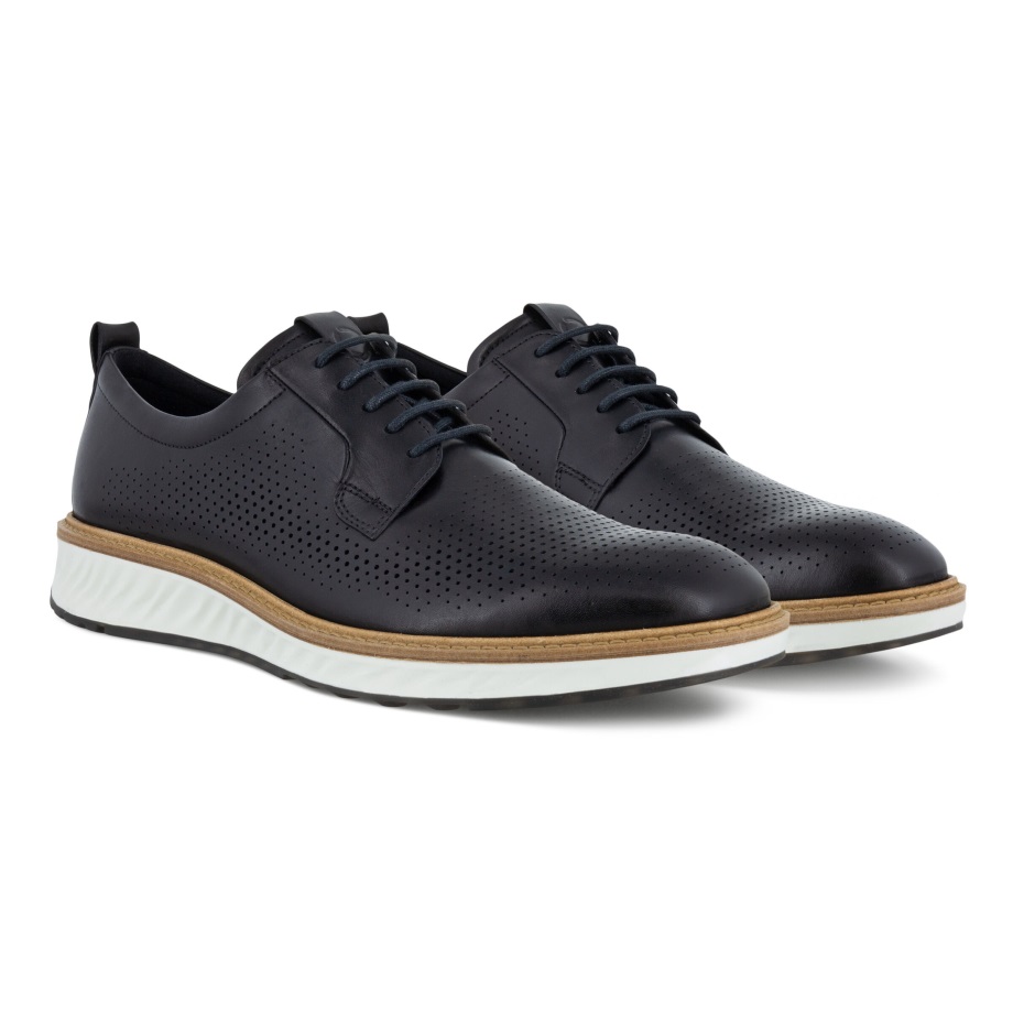 Ecco Norge St.1 Hybrid Derby Sko Herre Sort