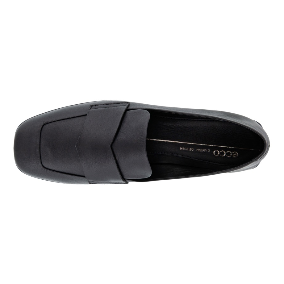 Ecco Norge Anine Firkantet Loafer Dame Svart