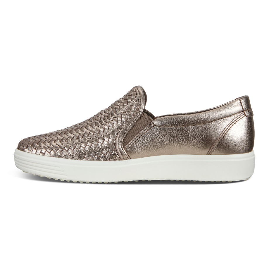 Ecco Norway Soft 7 Slip-on Damestein Metallic