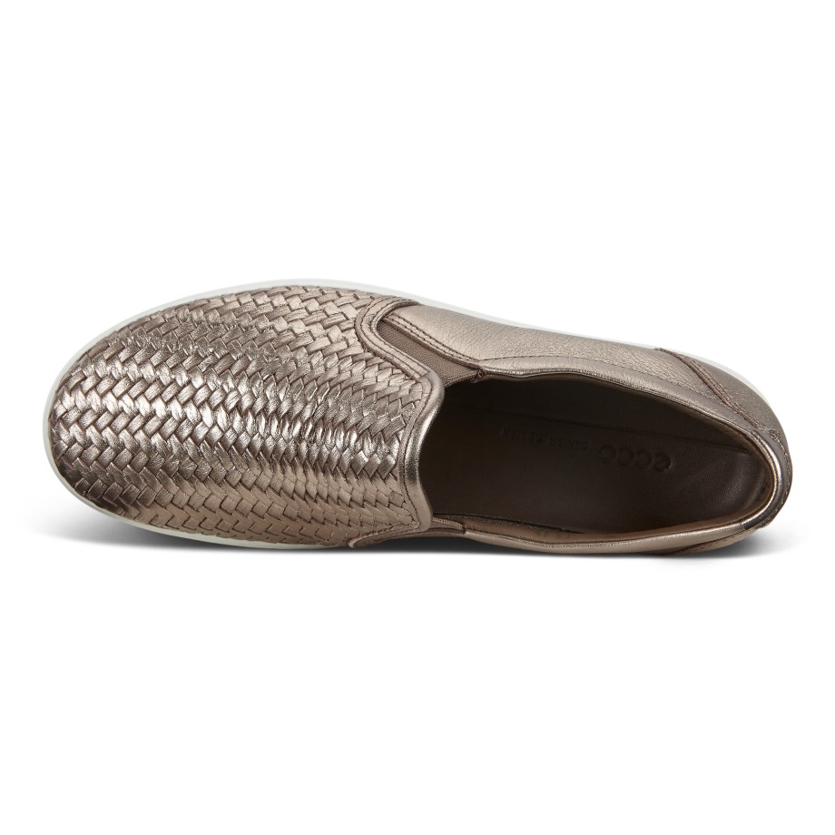 Ecco Norway Soft 7 Slip-on Damestein Metallic