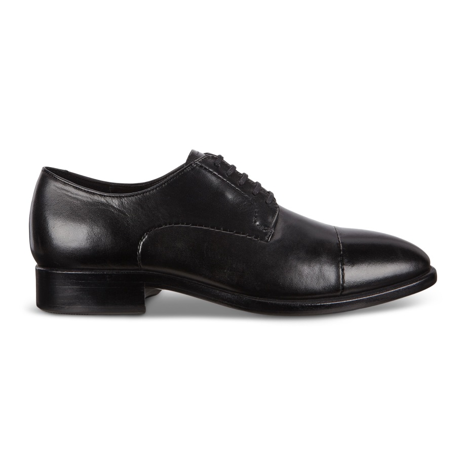 Ecco Norge Vitrus Mondial Cap-toe Derby Sko Herre Sort