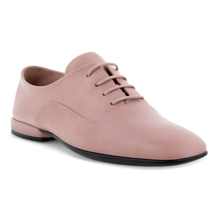 Ecco Norge Anine Squared Oxford Blonder Dame Woodrose