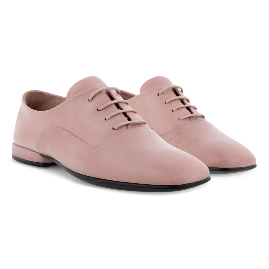 Ecco Norge Anine Squared Oxford Blonder Dame Woodrose