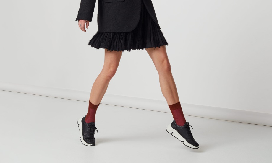 Ecco Norway Chunky Sneaker For Kvinner Svart