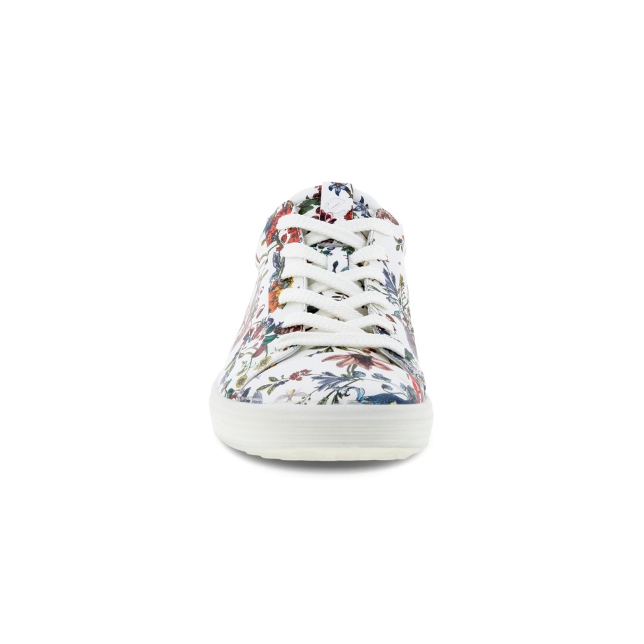 Ecco Norway Soft 7 Ecco Norway Sneaker Dame Multicolor Hvit