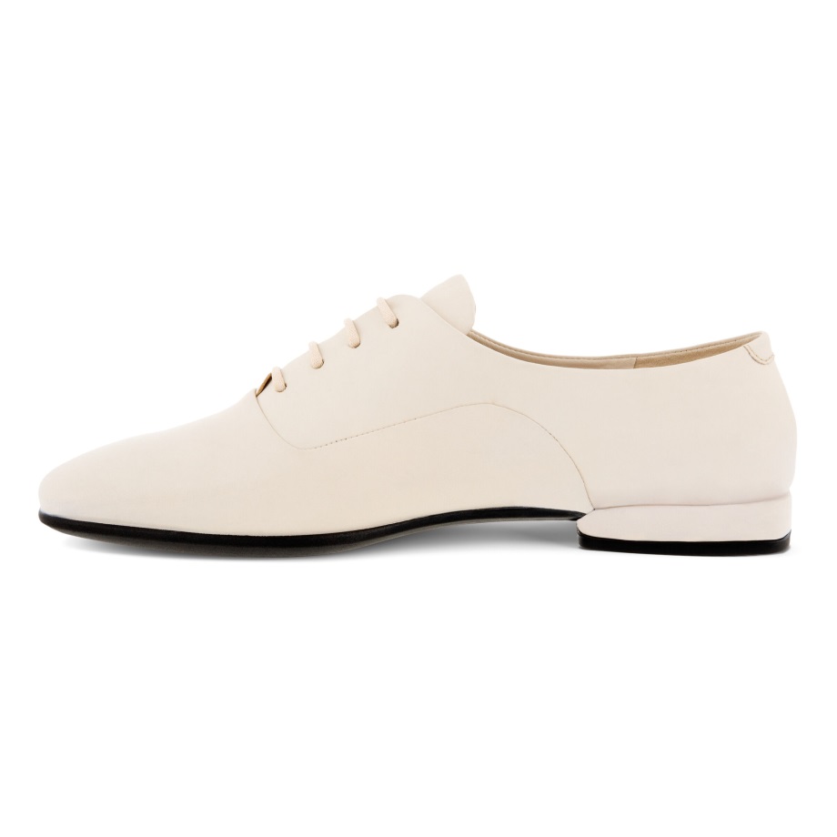 Ecco Norge Anine Squared Oxford Blonder Kvinners Kalkstein