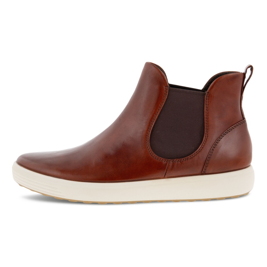 Ecco Norge Soft 7 Chelsea Boots Dame Konjakk