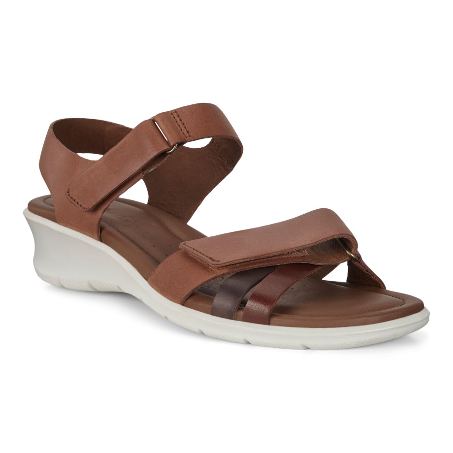 Ecco Norge Felicia Stropp Sandal Dame Brandy-kaffe-mahogni