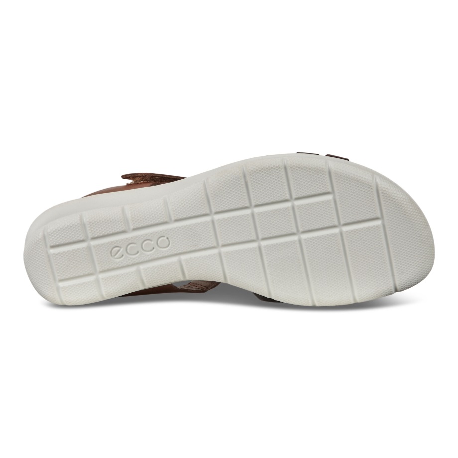 Ecco Norge Felicia Stropp Sandal Dame Brandy-kaffe-mahogni