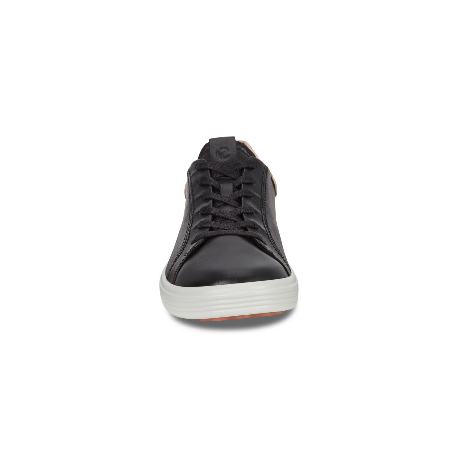 Ecco Norway Soft 7 Street Sneaker Dame Black-rose Dust