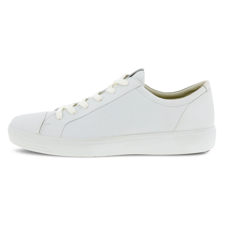 Ecco Norway Soft 7 Sports Klassisk Sneaker Herre Hvit