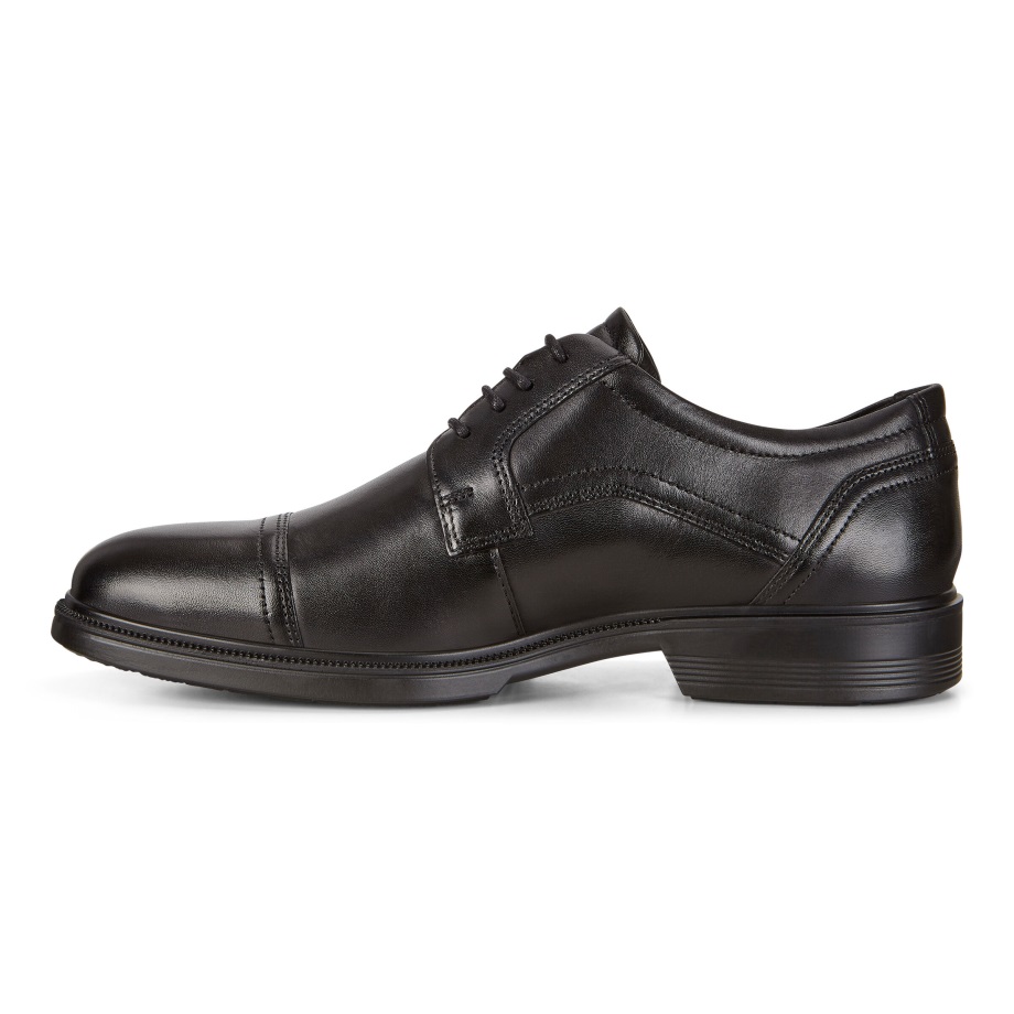 Ecco Norway Lisbon Cap Toe Slips Menn Svart
