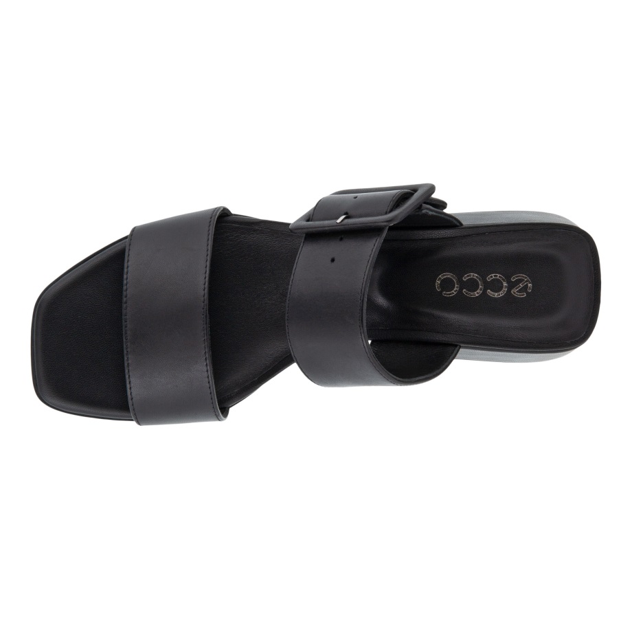 Ecco Norway Elevate Squared Sandal Dame Svart