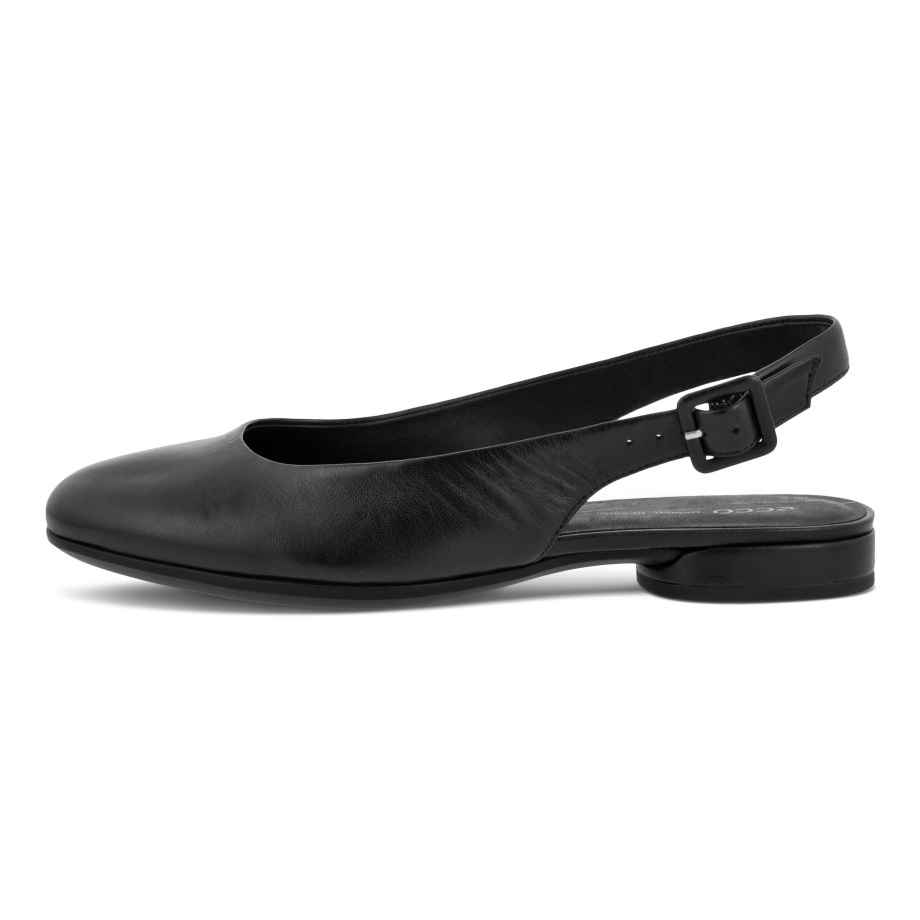 Ecco Norge Anine Sling-back Flats Dame Svart