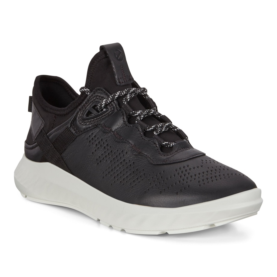 Ecco Norge St.1 Lite Sneakers Dame Svart-svart