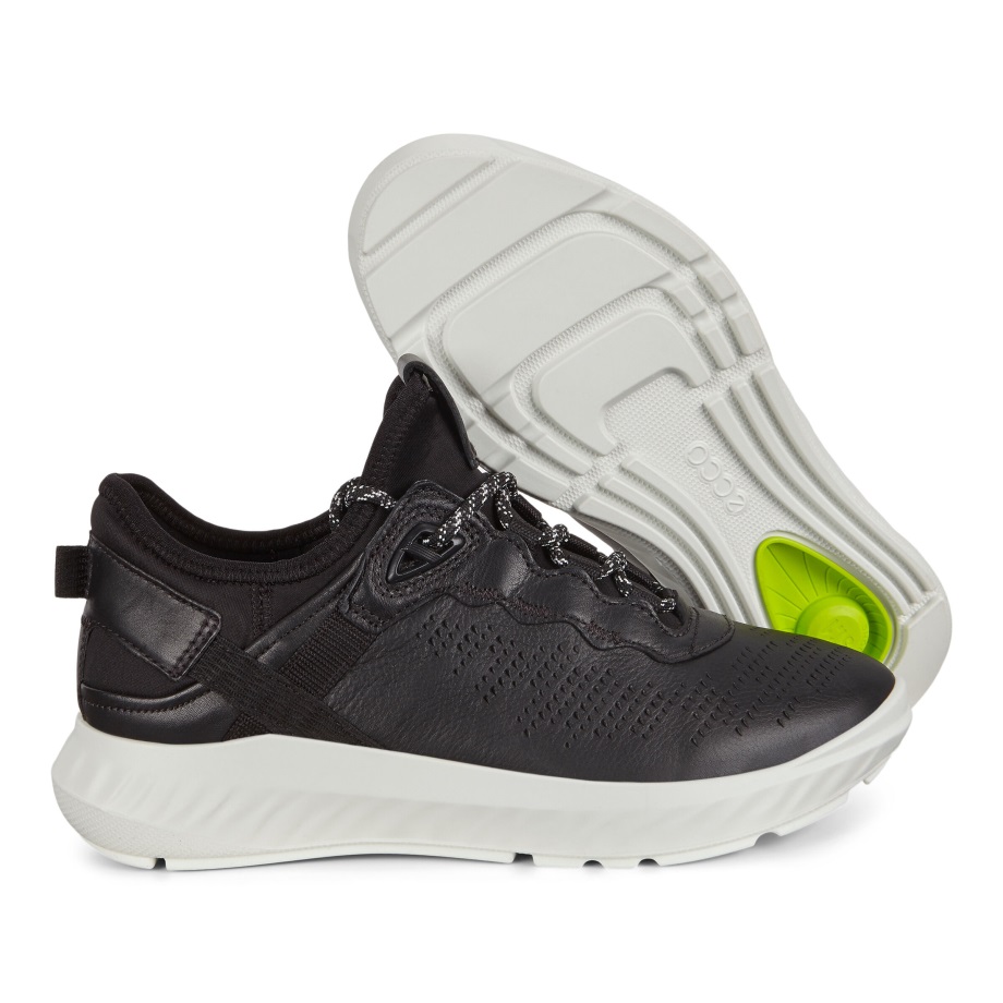 Ecco Norge St.1 Lite Sneakers Dame Svart-svart