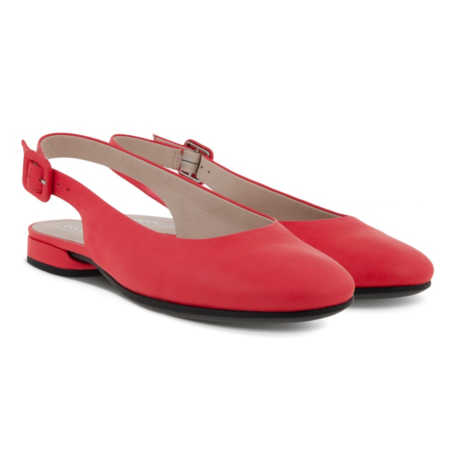 Ecco Norway Anine Sling-back Flats Dame Hibiscus