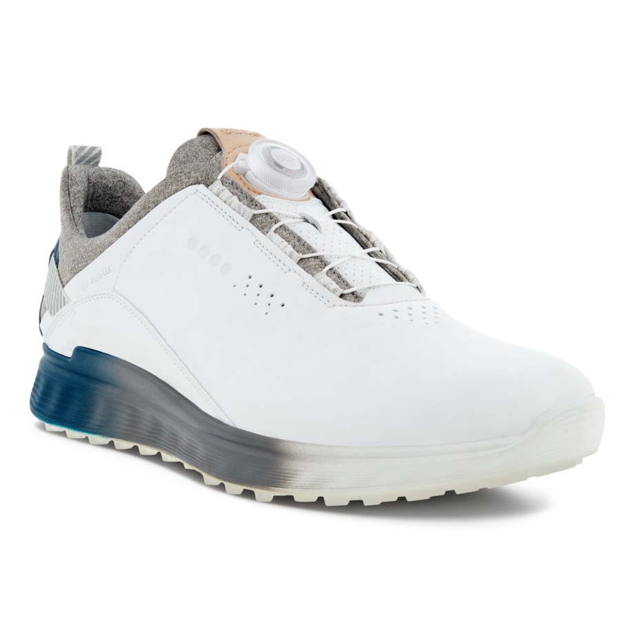 Ecco Norway Golf S-three Golfsko Herre Hvit-seaport